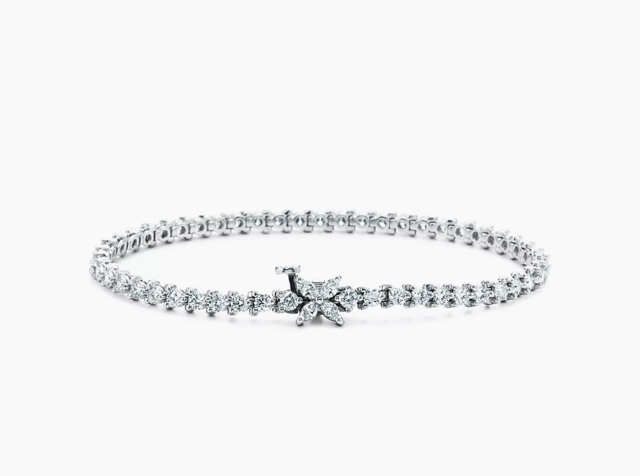 T Inspired Tennis Bracelet - 3.08 carat