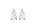 5 carat each (10 ctw) Pear Shape Diamond Earrings