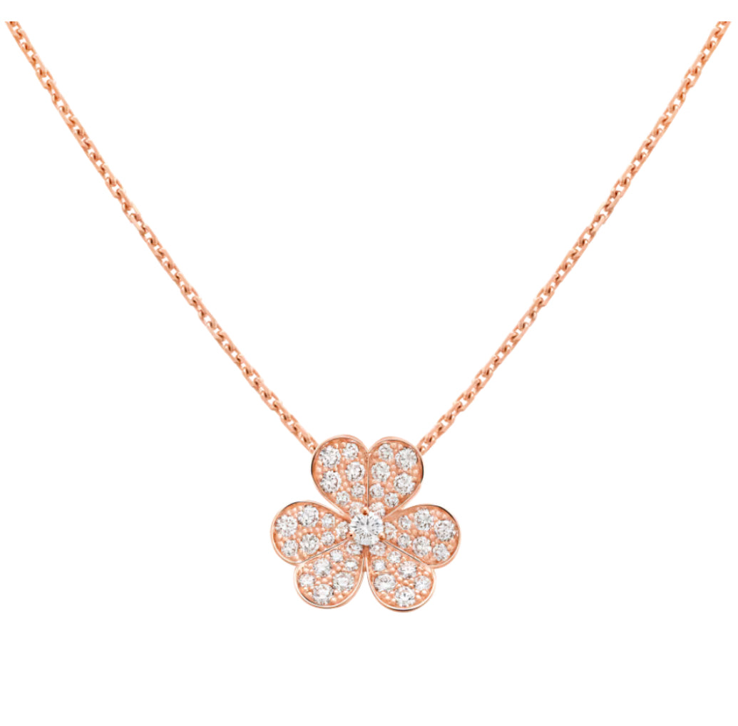 V Inspired Frivole Diamond Pendant - Small