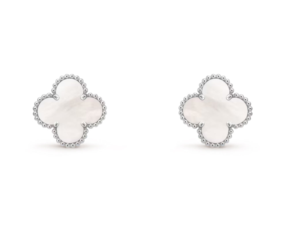 V Inspired Clover Earrings