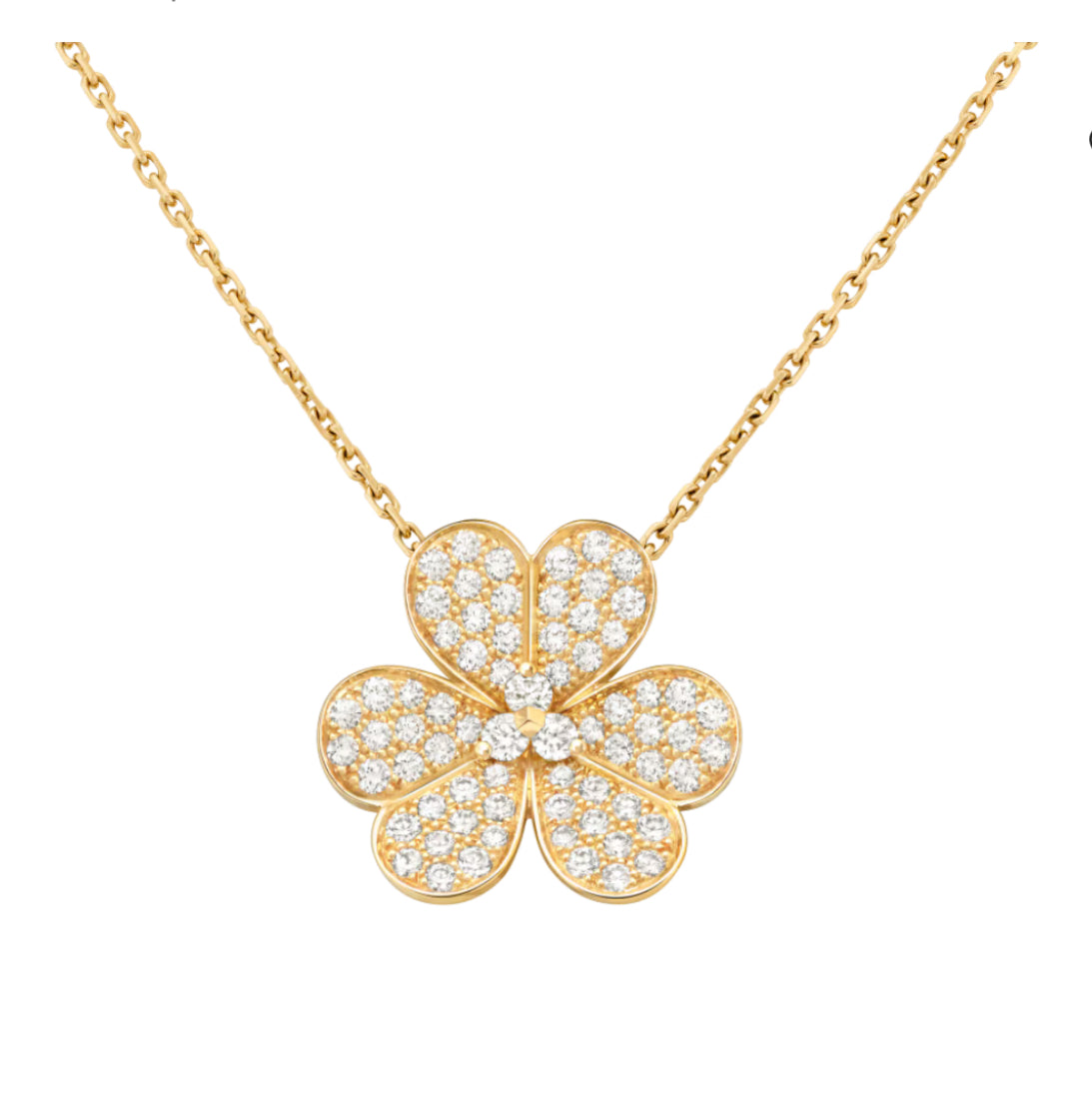 V Inspired Frivole Diamond Pendant - Large