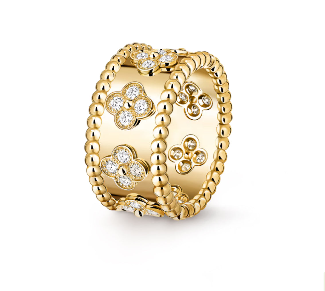 V Inspired Perlee Diamond Ring