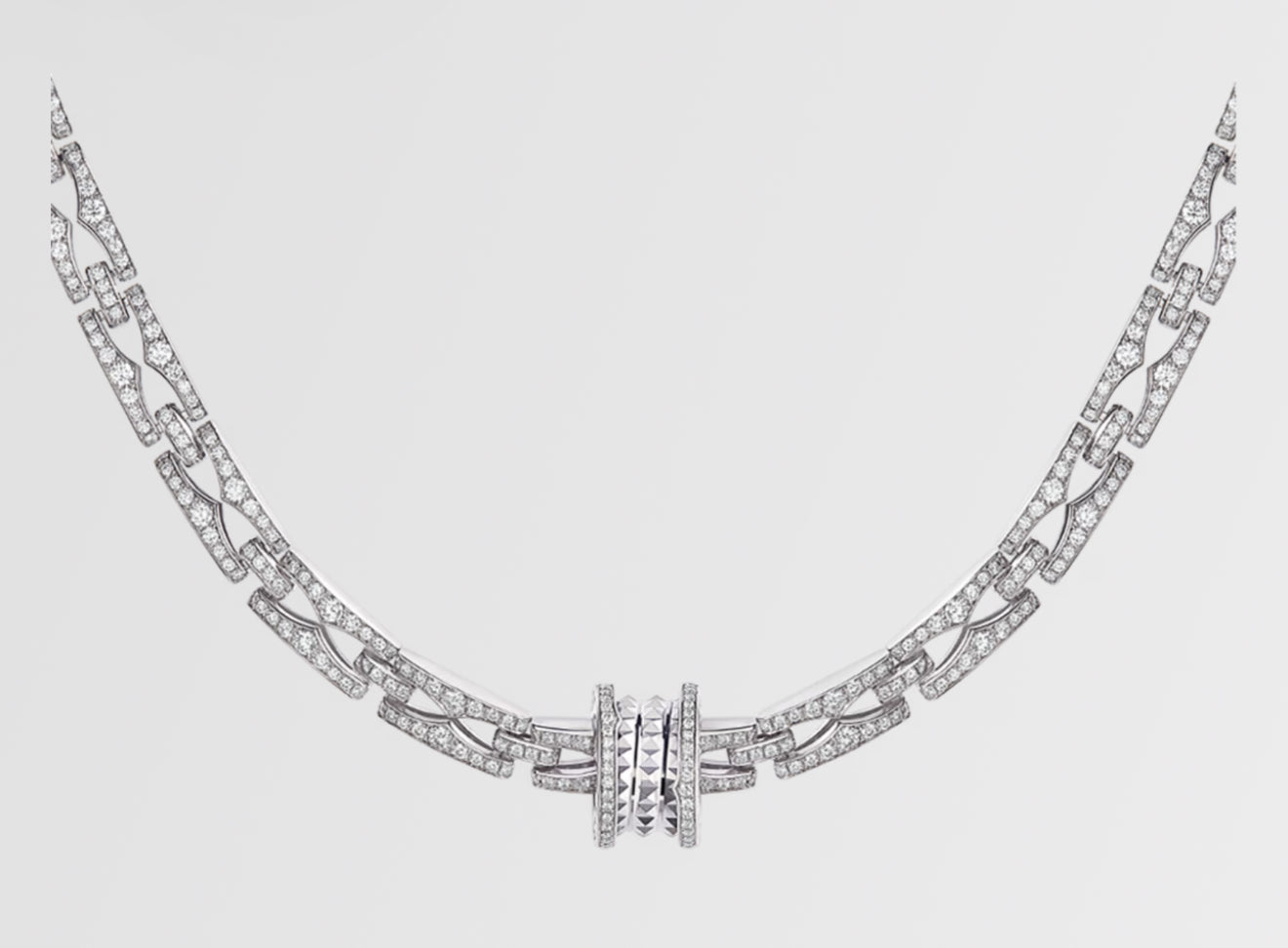 B Inspired Diamond Choker