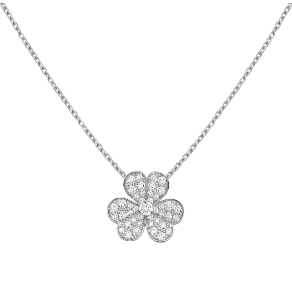 V Inspired Frivole Diamond Pendant - Small
