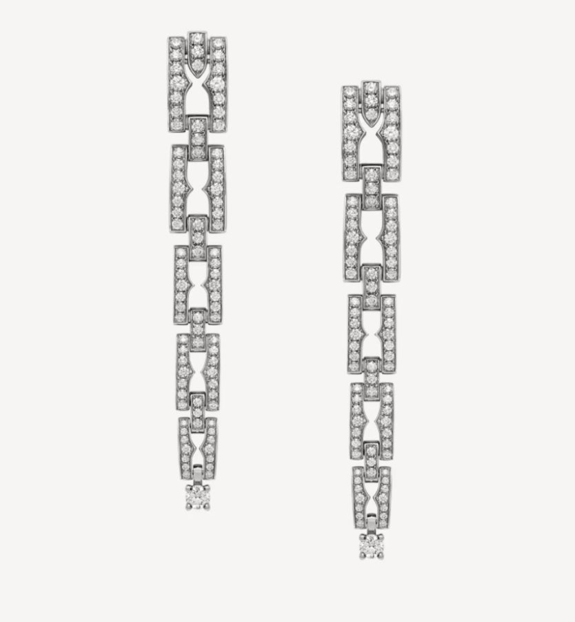 B Inspired Diamond Earrings