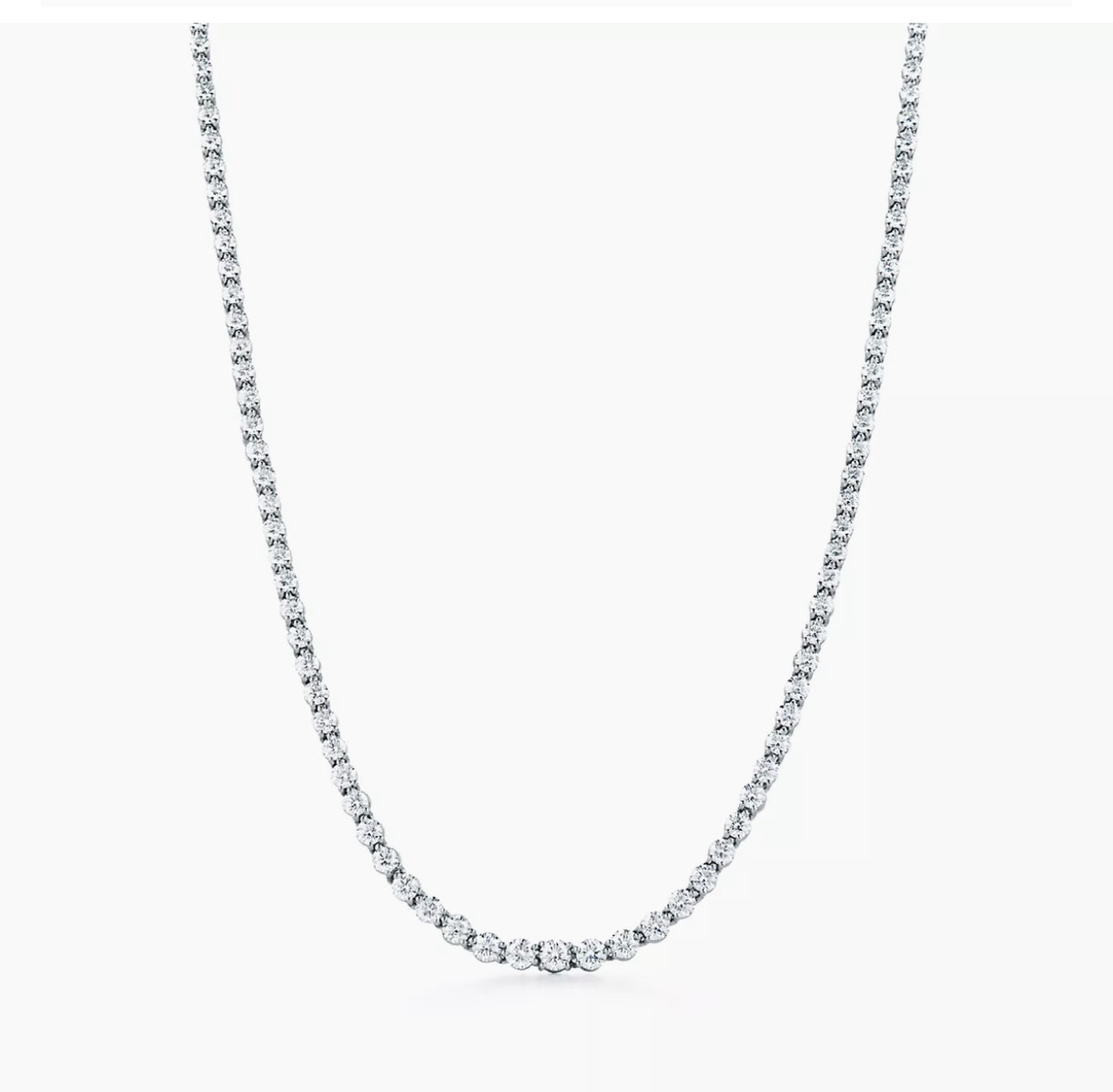 T Inspired Tennis Necklace