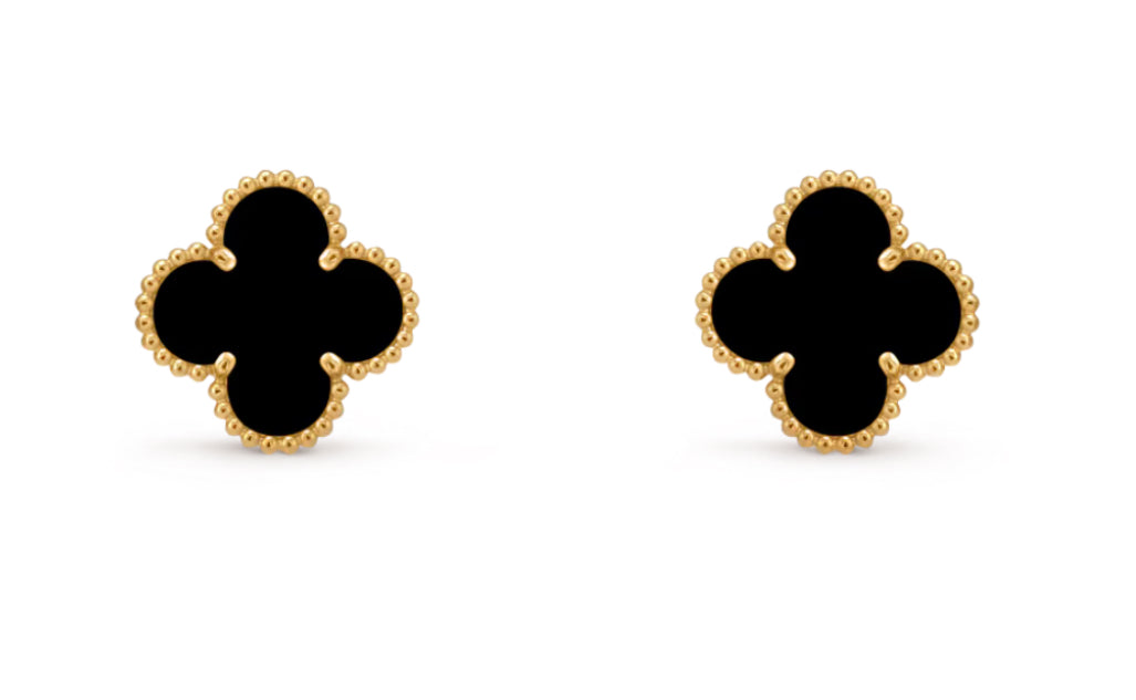 V Inspired Clover Earrings