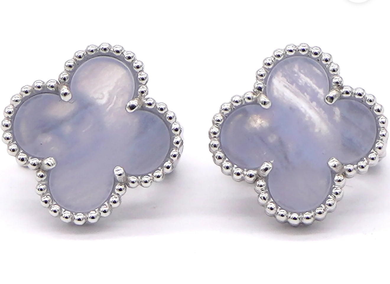 V Inspired Clover Earrings