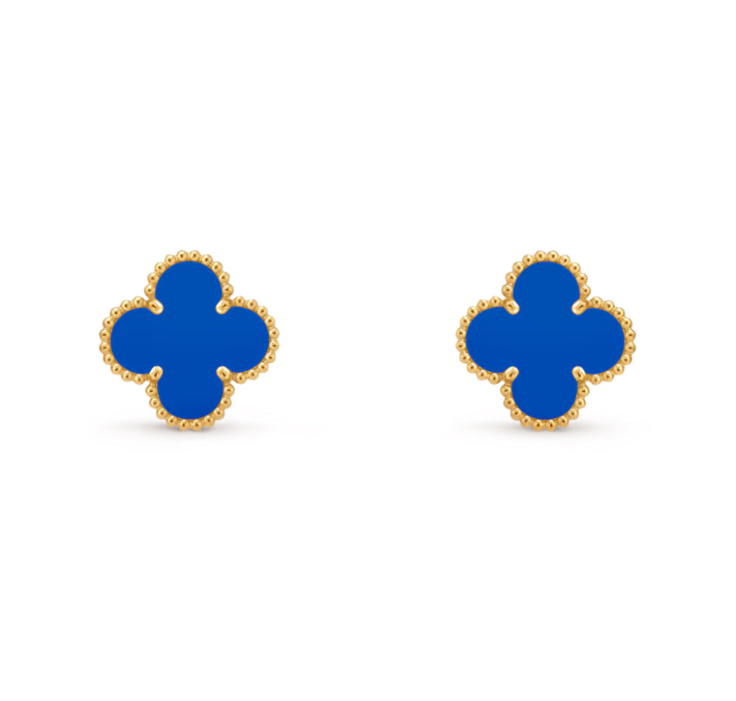 V Inspired Clover Earrings