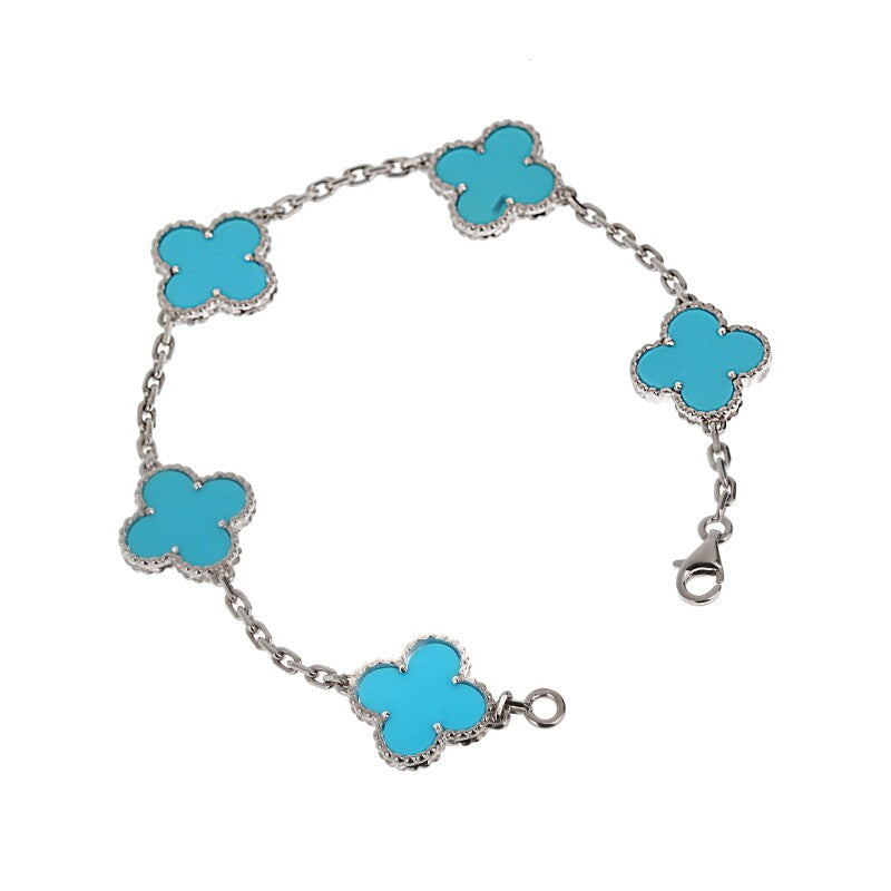 V Inspired 5 Motif Clover Bracelet